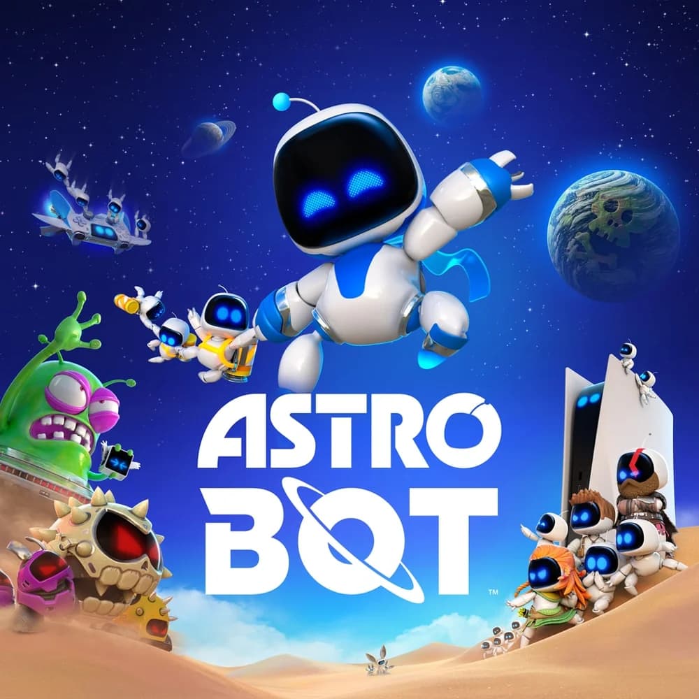 ربات آسترو در تصویر رسمی بازی Astro Bot